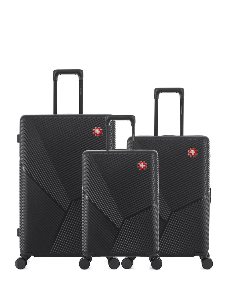 3er-Pack Hartschalenkoffer: Großer Koffer, mittelgroßer Koffer und Handgepäck FRIBOURG