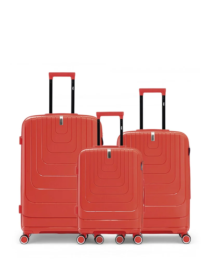 3er-Pack Hartschalenkoffer: Großer Koffer, mittelgroßer Koffer und Handgepäck GALINA