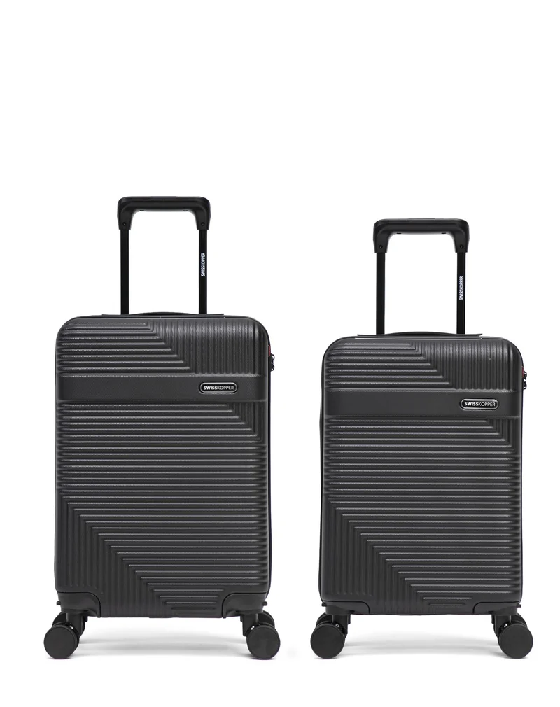 2er-Pack Hartschalenkoffer: Handgepäck und Handgepäck XS WOHLEN