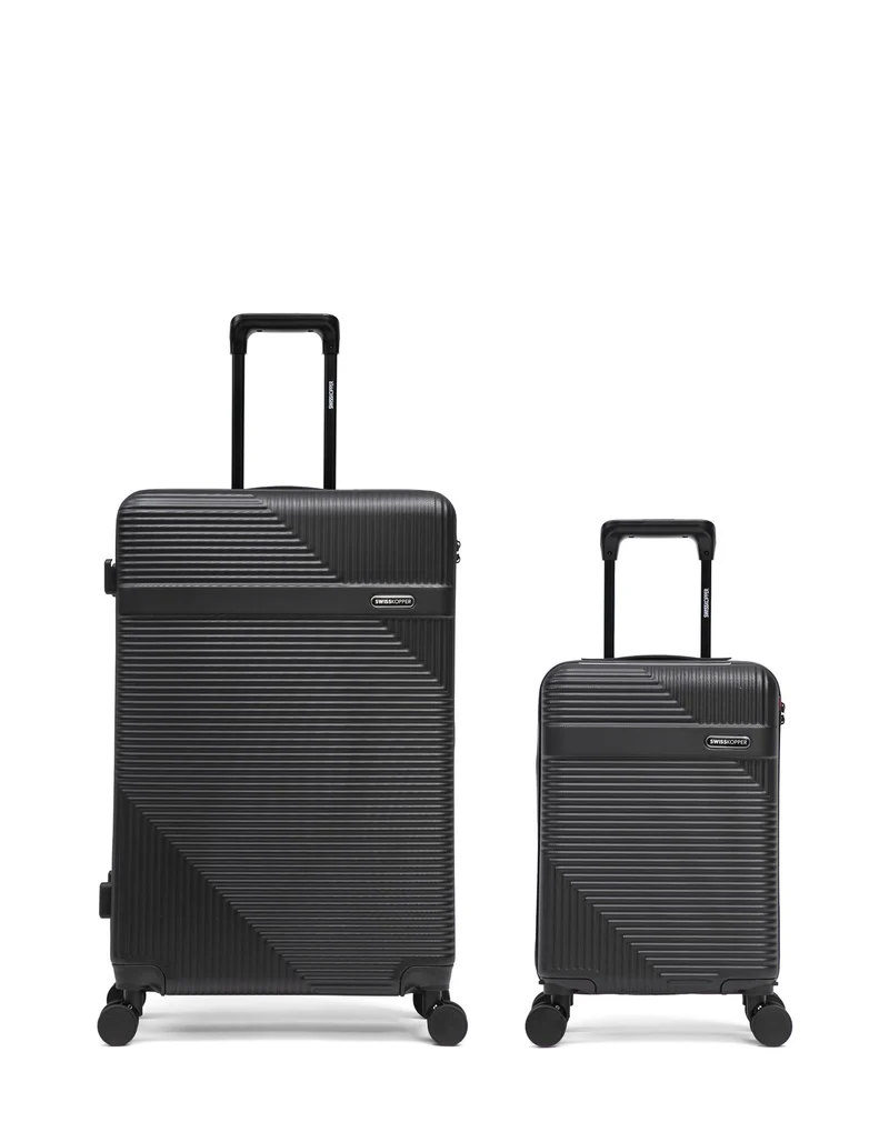 2er-Pack Hartschalenkoffer: Großer Koffer und Handgepäck XS WOHLEN