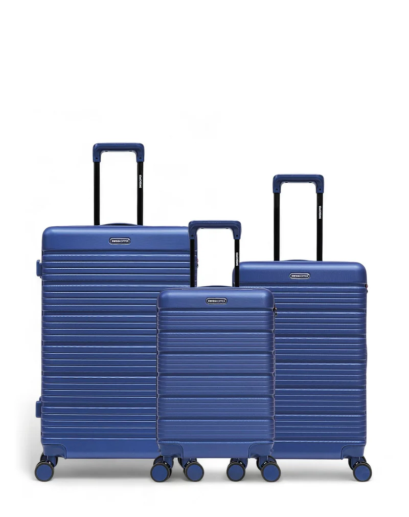 3er-Pack Hartschalenkoffer: Großer Koffer, mittelgroßer Koffer und Handgepäck LUGANO