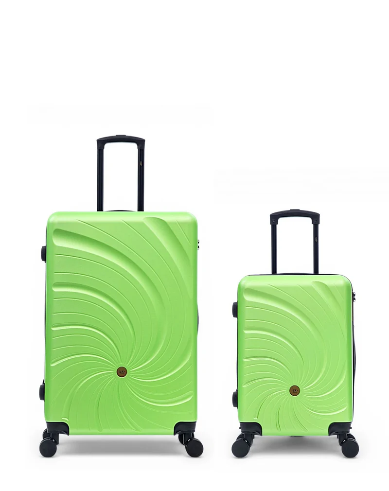 2er-Pack Hartschalenkoffer: Großer Koffer und Handgepäck SERENA