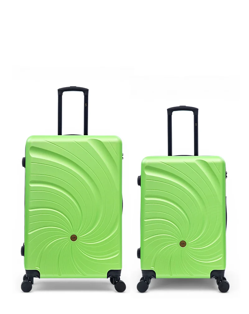2er-Pack Hartschalenkoffer: Großer Koffer und mittelgroßer Koffer SERENA