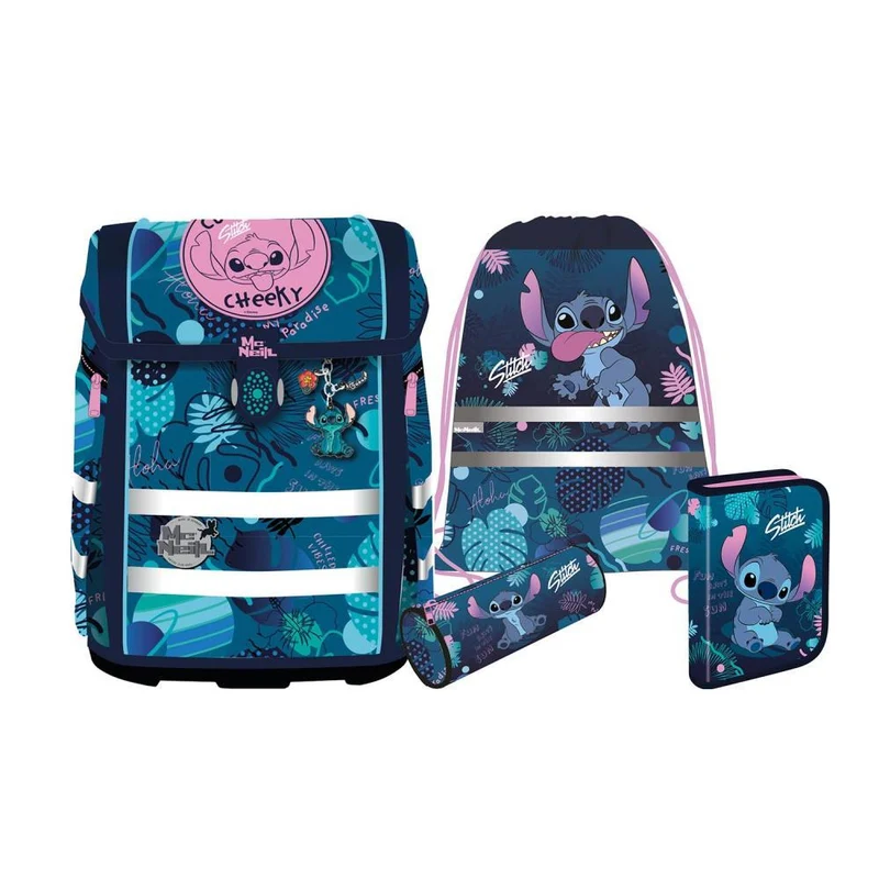 McNeill Perfecto Disney Stitch Special Edition Schulranzen Set 5tlg.