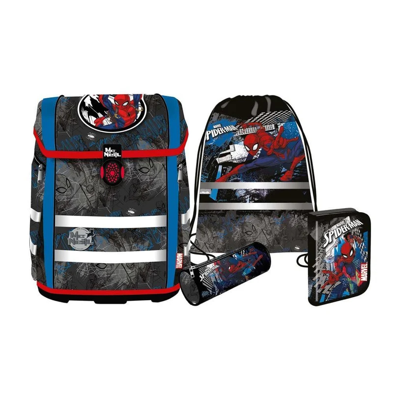 McNeill Perfecto Disney Marvel Spider Man Special Edition Schulranzen Set 5tlg.