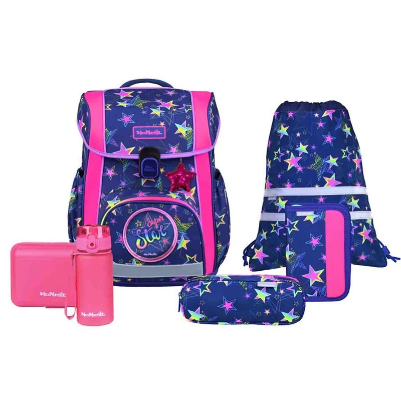 McNeill Bravo Stars Schulranzen Set 9tlg.