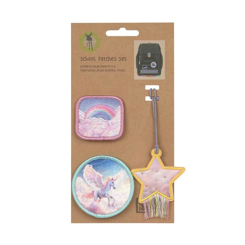 Lässig Unicorn Star School Patches Set 3tlg.