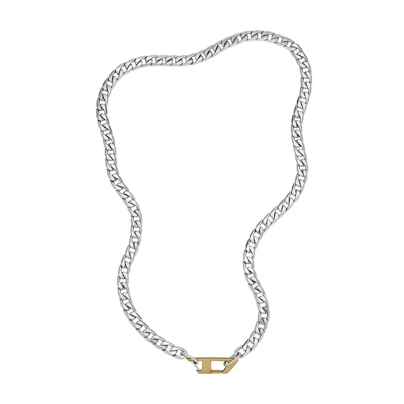 Diesel Steel Silberfarbene Kette DX1343040 (Länge: 60.00 cm)