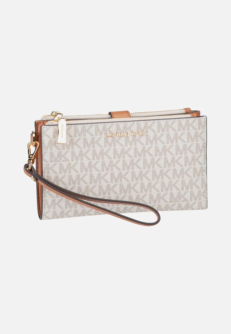 Jet Set Double Zip MK SIG Vanilla - Clutch