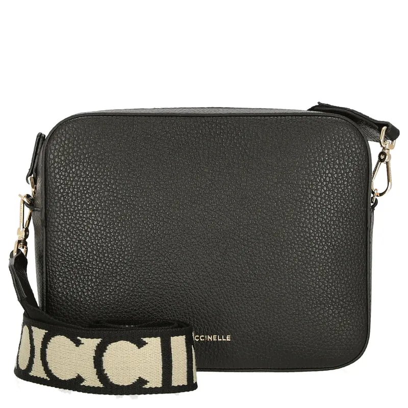 Coccinelle Tebe - Umhängetasche 21 cm (black)
