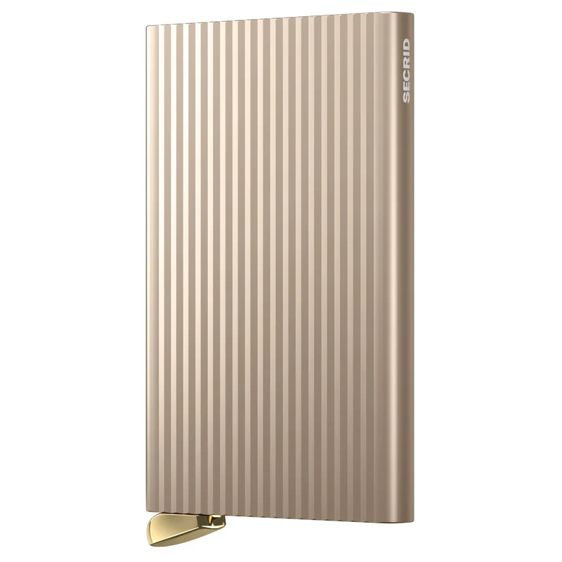 Secrid Cardprotector Fluted - Kreditkartenetui 6cc 10.2 cm RFID (cashmere+)