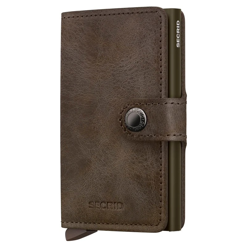 Secrid Vintage Miniwallet - Geldbörse RFID 6.5 cm (oak)