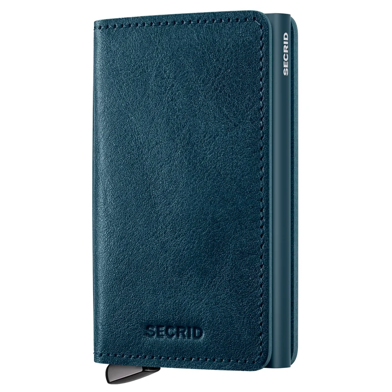 Secrid Premium Basco Slimwallet - Geldbörse RFID 6.5 cm (teal+)