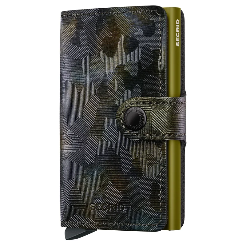Secrid Jungle Miniwallet - Geldbörse RFID 6.5 cm (jungle moos)