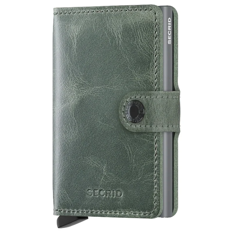 Secrid Vintage Miniwallet - Geldbörse RFID 6.5 cm (sage)