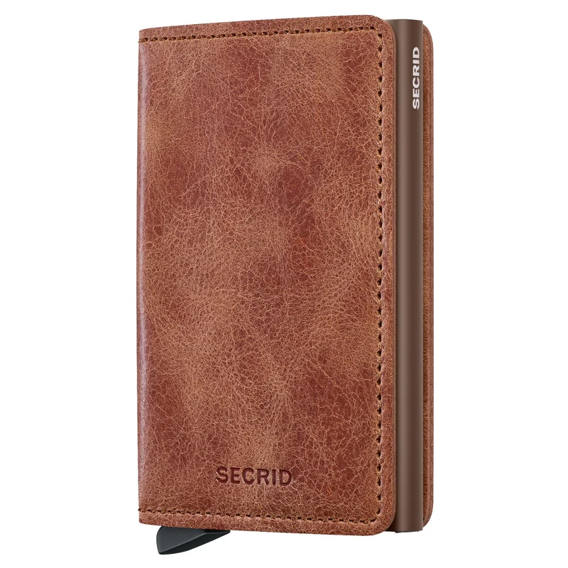 Secrid Vintage Slimwallet - Geldbörse RFID 6.8 cm (cognac-brown)