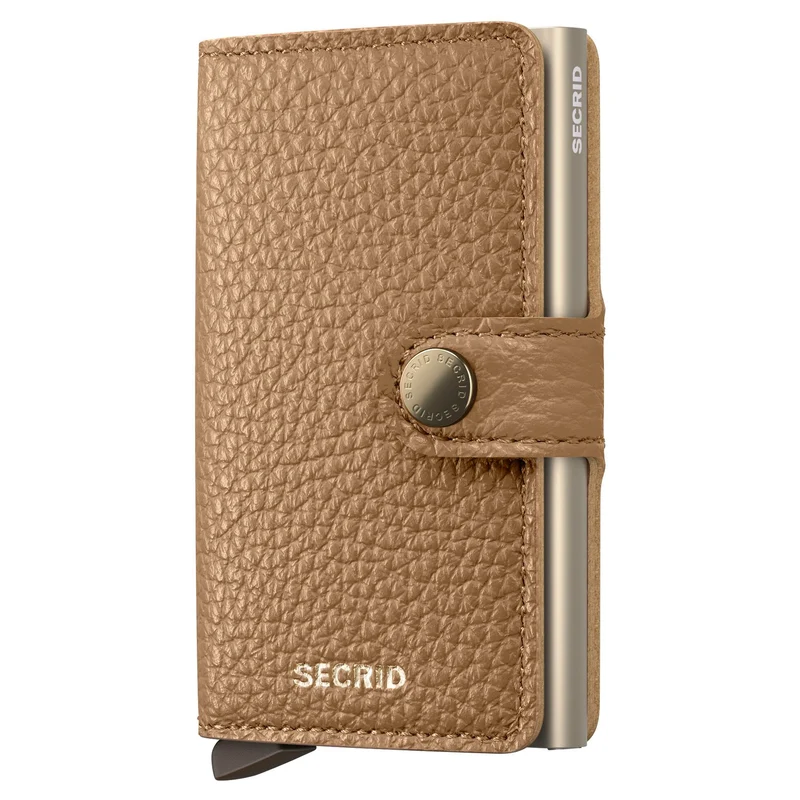 Secrid Miniwallet Pebble - Geldbörse 6cc 10.2 cm RFID (cappuccino)