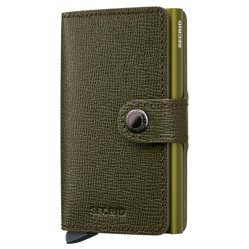 Secrid Crisple Miniwallet - Geldbörse RFID 6.5 cm (kelp)