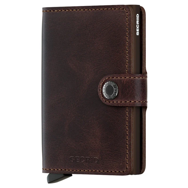 Secrid Vintage Miniwallet - Geldbörse RFID 6.5 cm (chocolate)