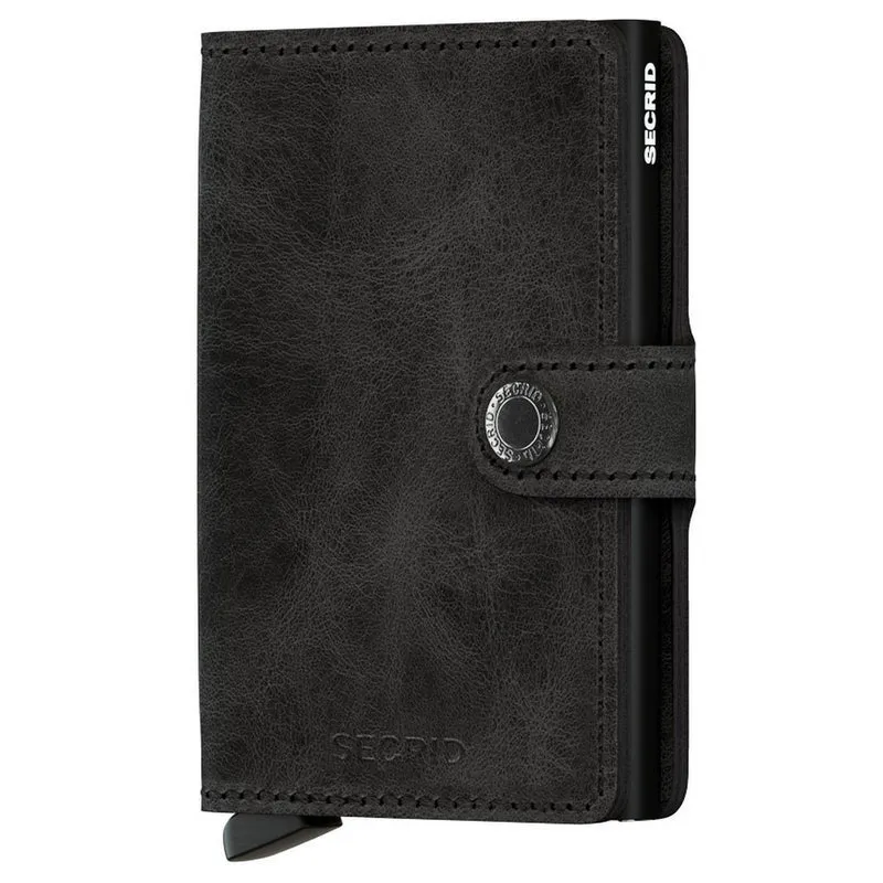 Secrid Vintage Miniwallet - Geldbörse RFID 6.5 cm (black)