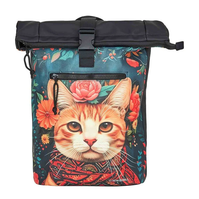 New Rebels Mart Art New York Catface Rolltop Rucksack