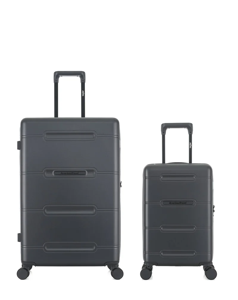 2er-Pack Hartschalenkoffer: Großer Koffer und Handgepäck XS CLEVELAND