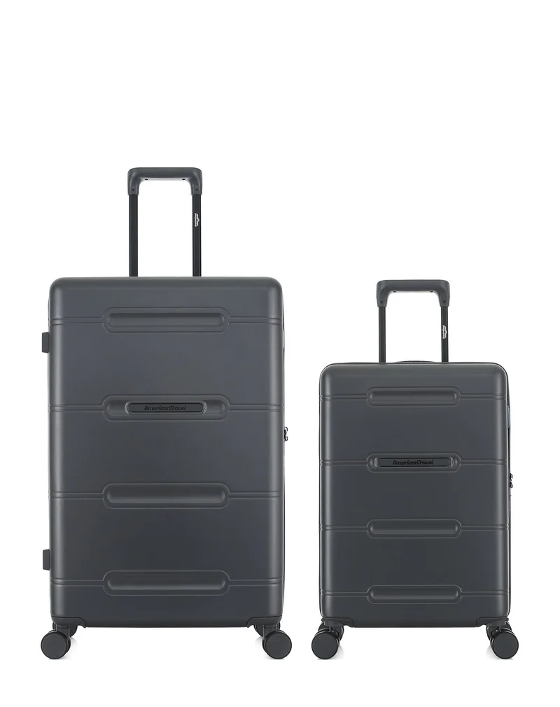 2er-Pack Hartschalenkoffer: Großer Koffer und Handgepäck CLEVELAND