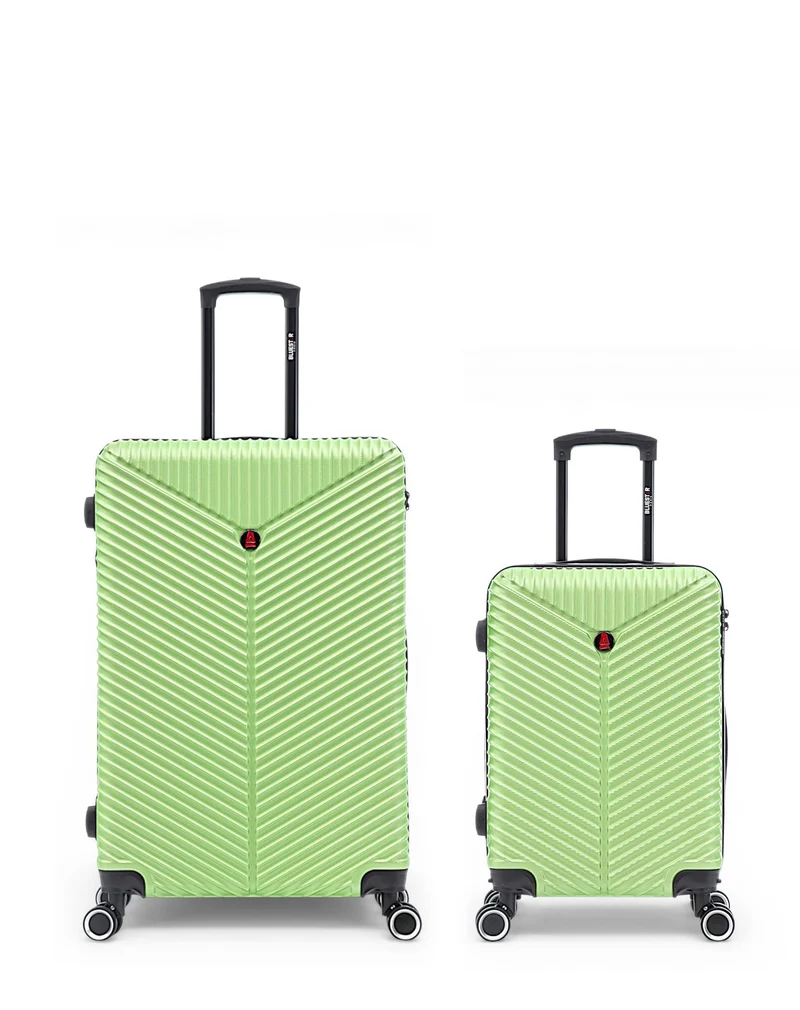 2er-Pack Hartschalenkoffer: Großer Koffer und Handgepäck GAITE