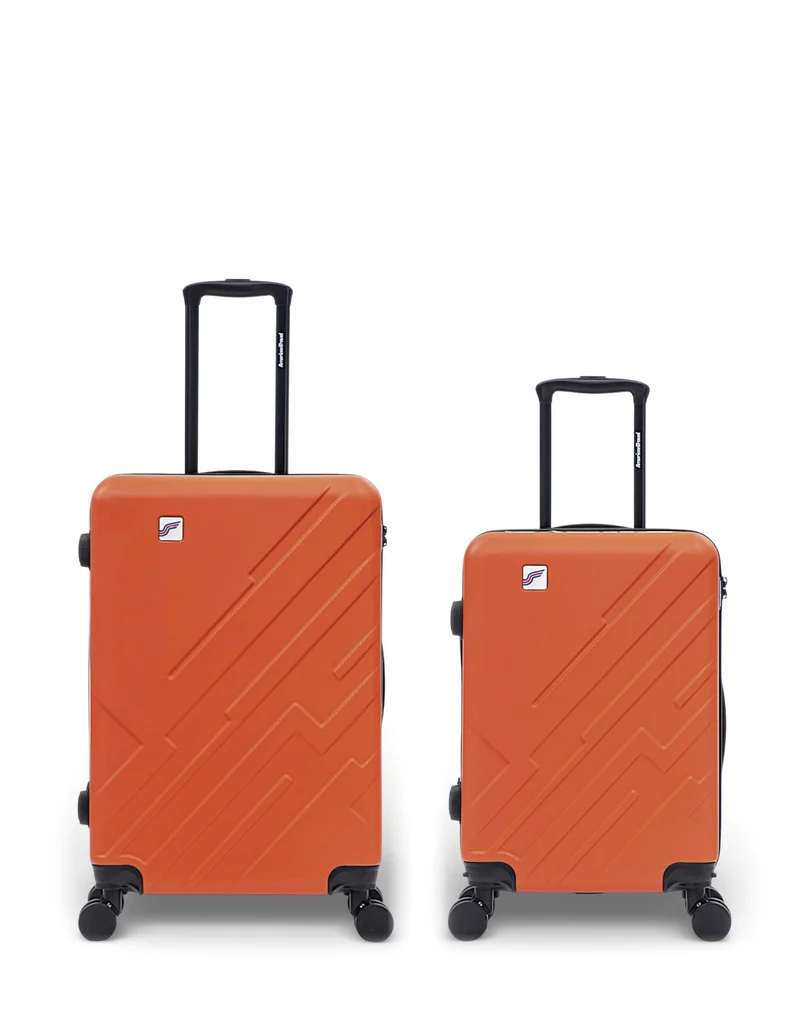 2er-Pack Hartschalenkoffer: Mittelgroßer Koffer und Handgepäck YELLOWSTONE