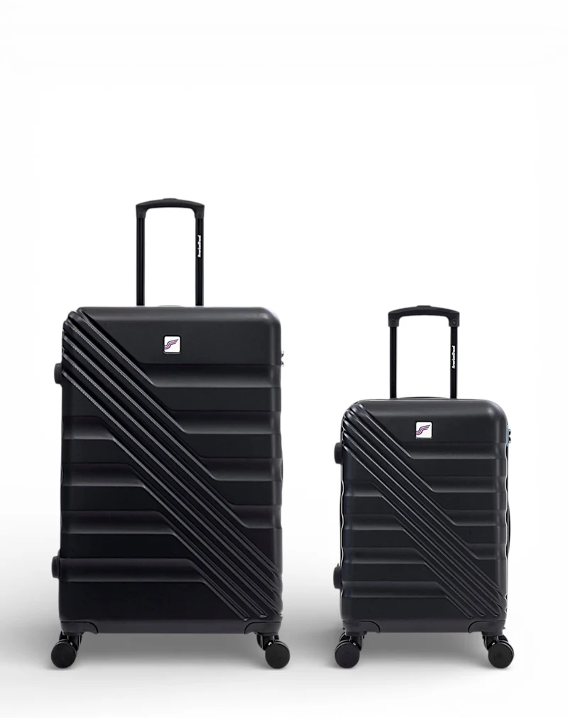 2er-Pack Hartschalenkoffer: Großer Koffer und Handgepäck REDWOOD