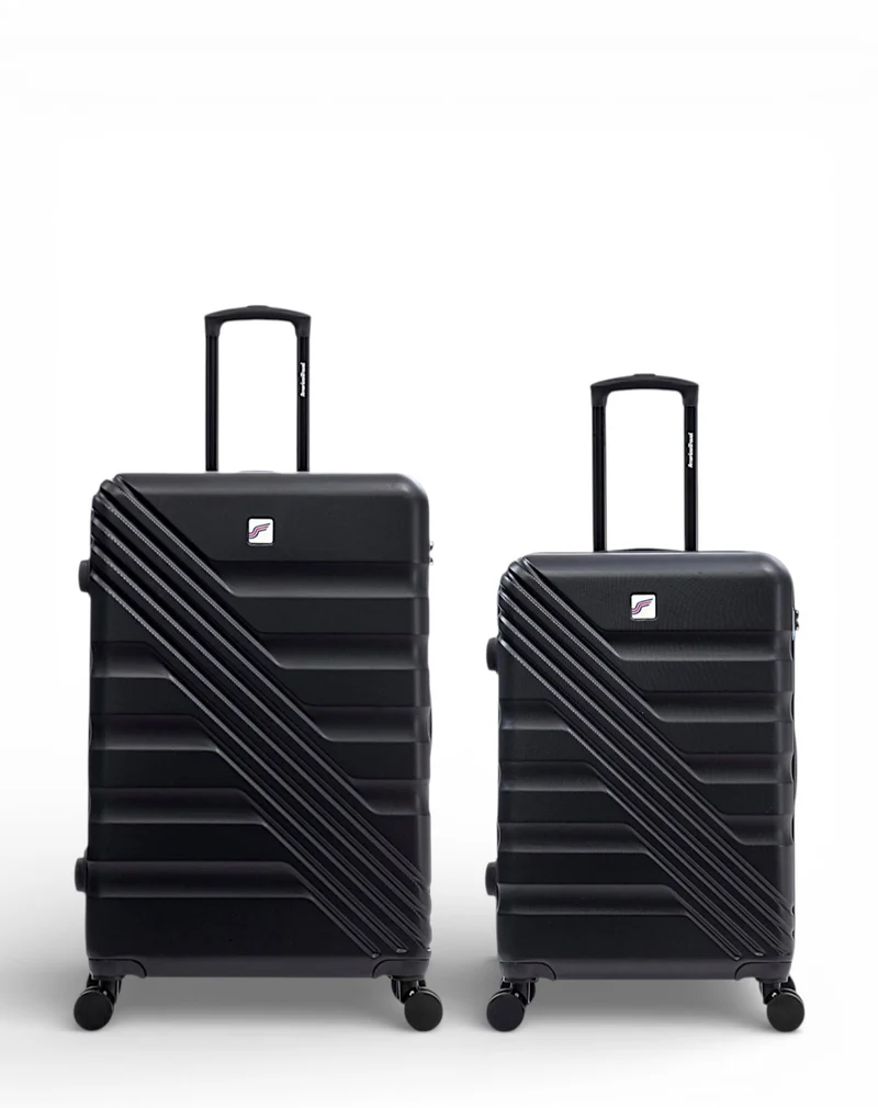2er-Pack Hartschalenkoffer: Großer Koffer und mittelgroßer Koffer REDWOOD
