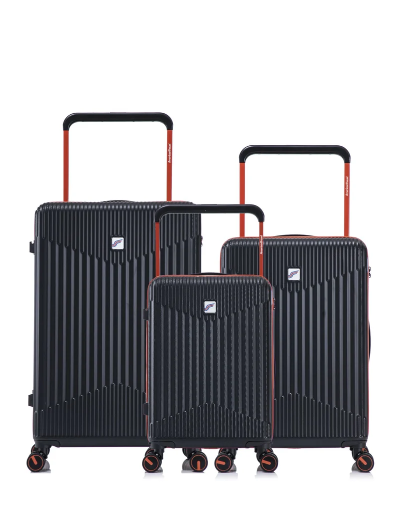 3er-Pack Hartschalenkoffer: Großer Koffer, mittelgroßer Koffer und Handgepäck NORTH BEACH