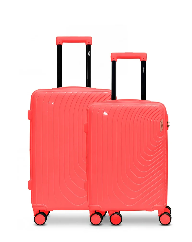 2er-Pack Hartschalenkoffer: Mittelgroßer Koffer und Handgepäck HYDRA