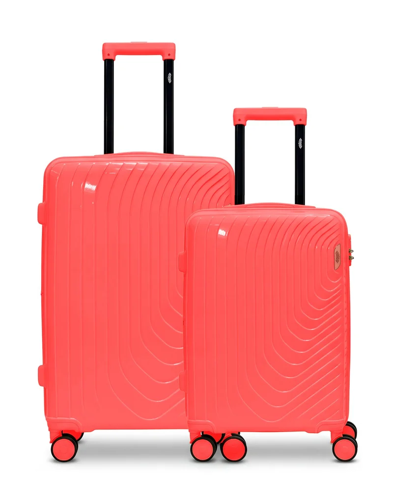 2er-Pack Hartschalenkoffer: Großer Koffer und Handgepäck HYDRA
