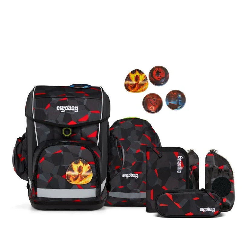 Ergobag Cubo Light TaekBärdo Schulranzen Set 6tlg.