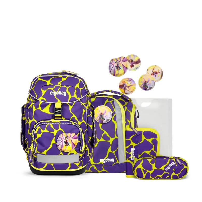 Ergobag Pack SuBärkraft Lumi Edition Schulrucksack Set 6tlg.