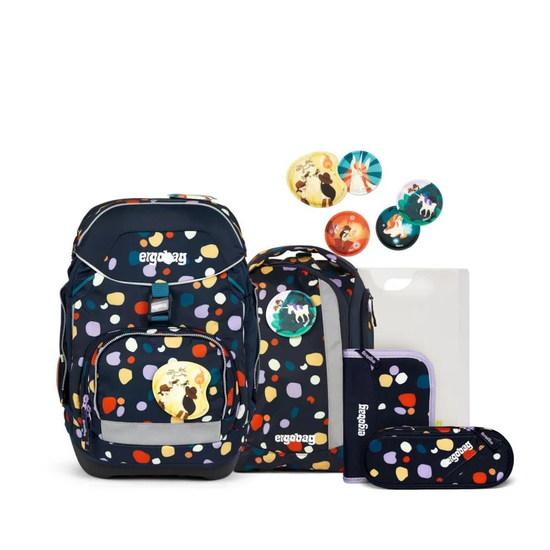 Ergobag Pack Bärnsteinhöhle Schulrucksack Set 6tlg.