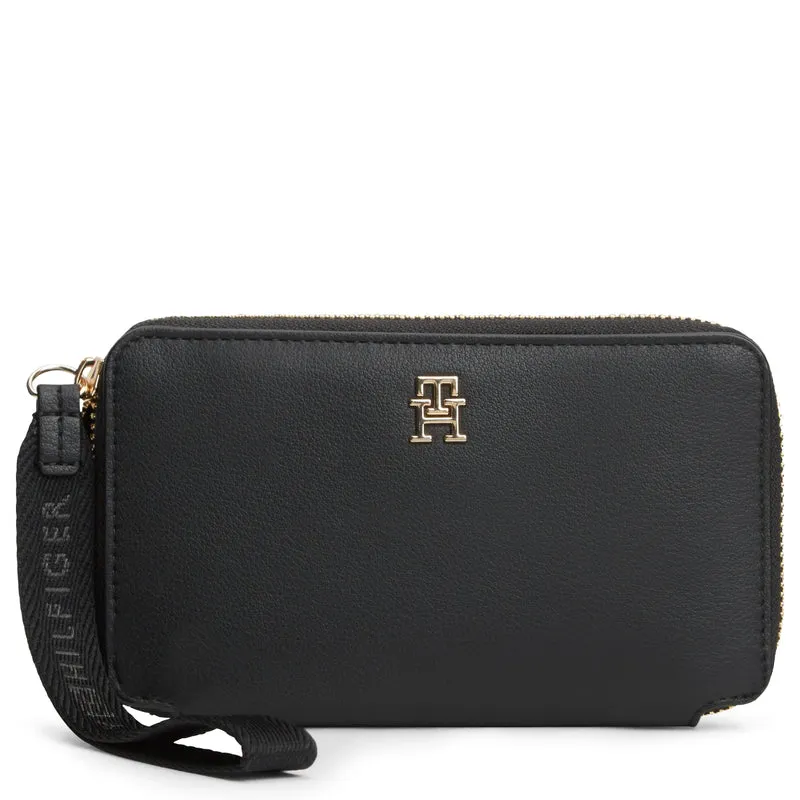 Tommy Hilfiger Logotape Compact Zip - Geldbörse 4cc 15 cm (black)