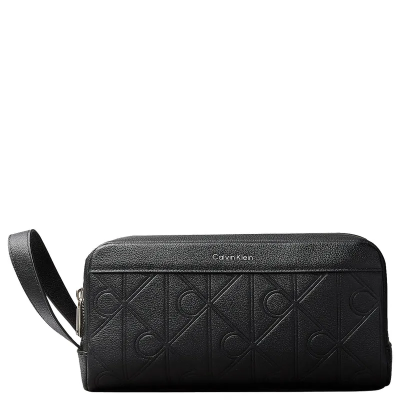 Calvin Klein XL Emblem - Kulturbeutel 24 cm (black)