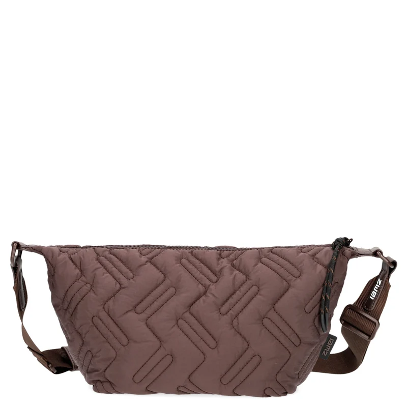 zwei Cleo - Umhängetasche 36 cm (brown)