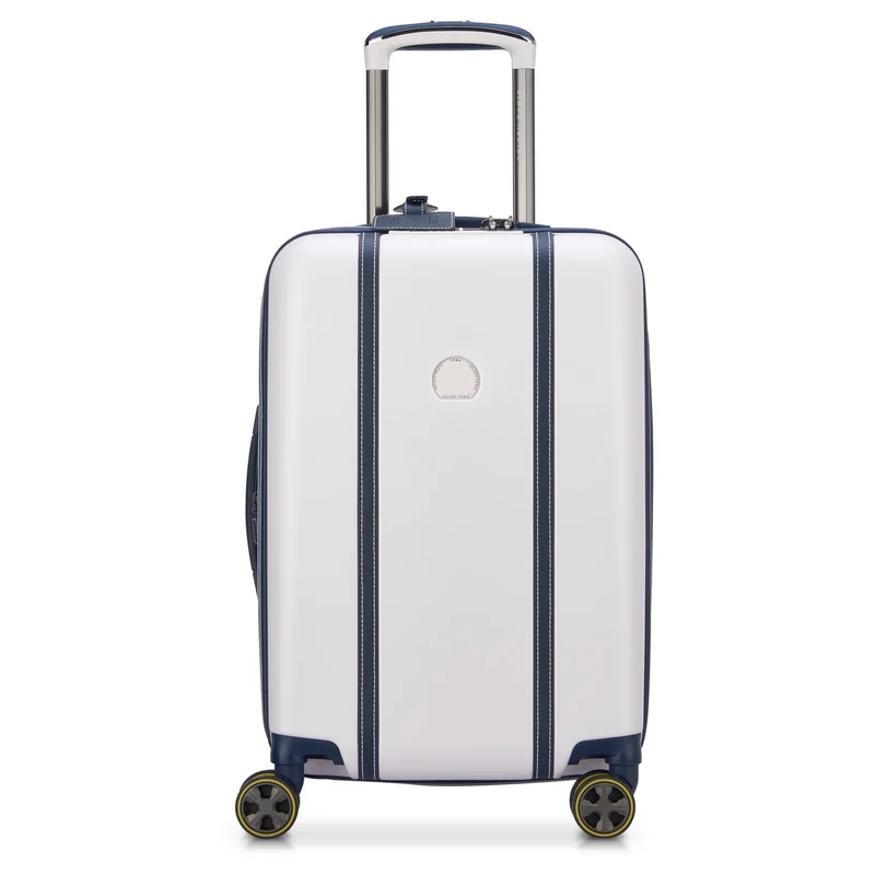 Delsey Paris Cadence - 4-Rollen-Kabinentrolley 55 cm erw. (elfenbein/blau)