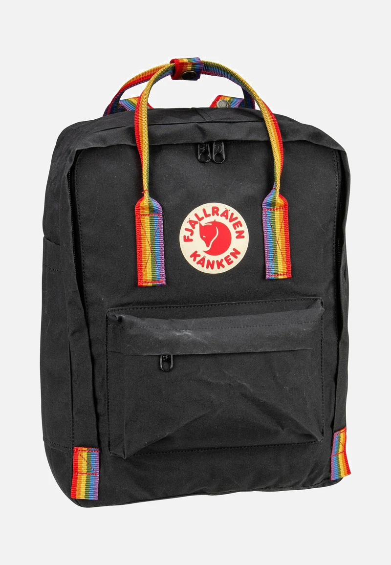 Kanken Rainbow Black/Rainbow Pattern - Rucksack