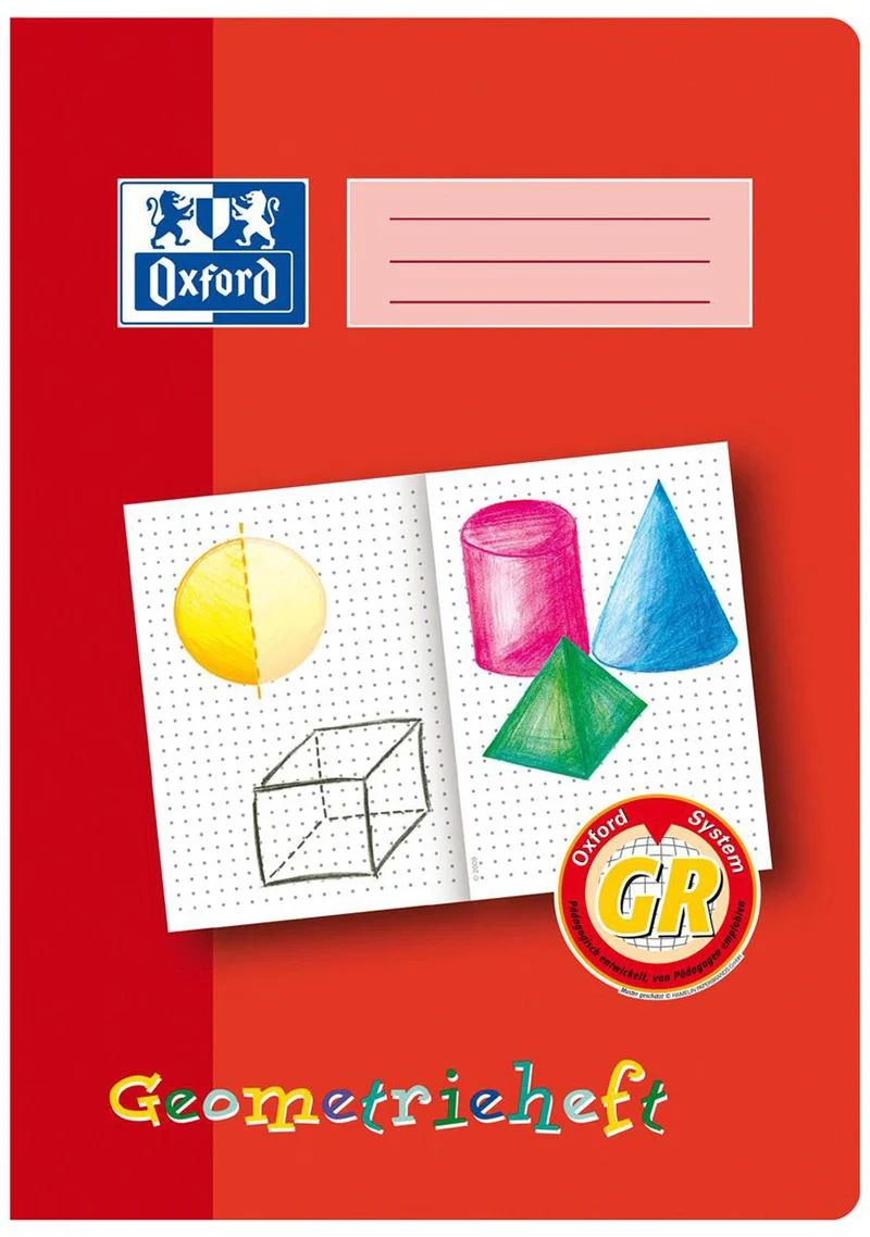 Oxford Geometrieheft DIN A4 Lin. GR