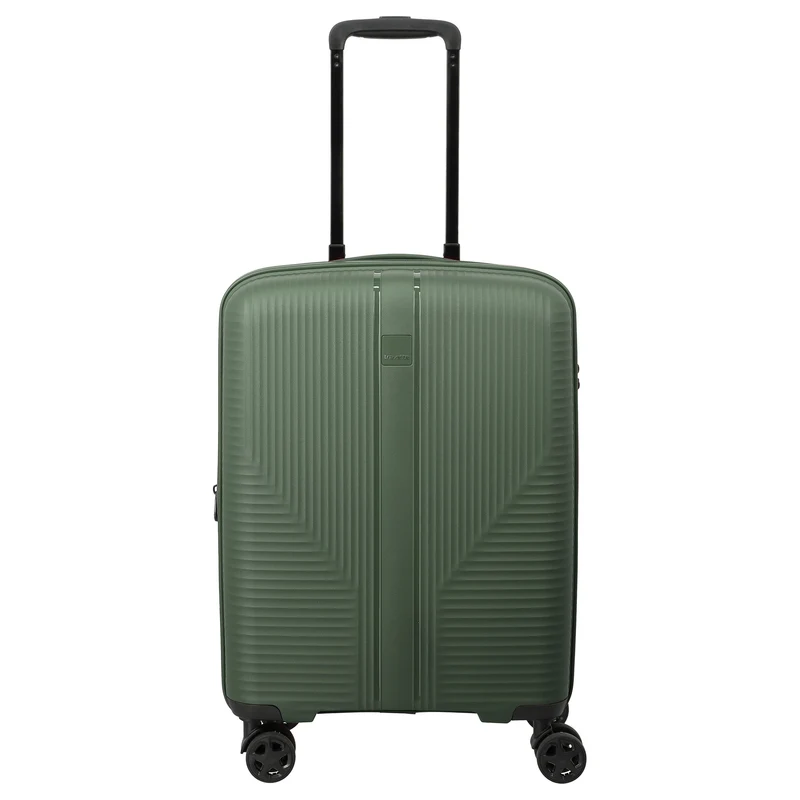 Travelite Air Stripe - 4-Rollen-Kabinentrolley S 55 cm erw. (green)