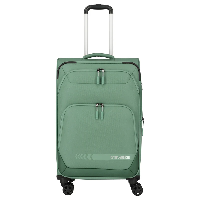 Travelite Kick Off - 4-Rollen-Trolley L 78 cm erw. (Sage Green)