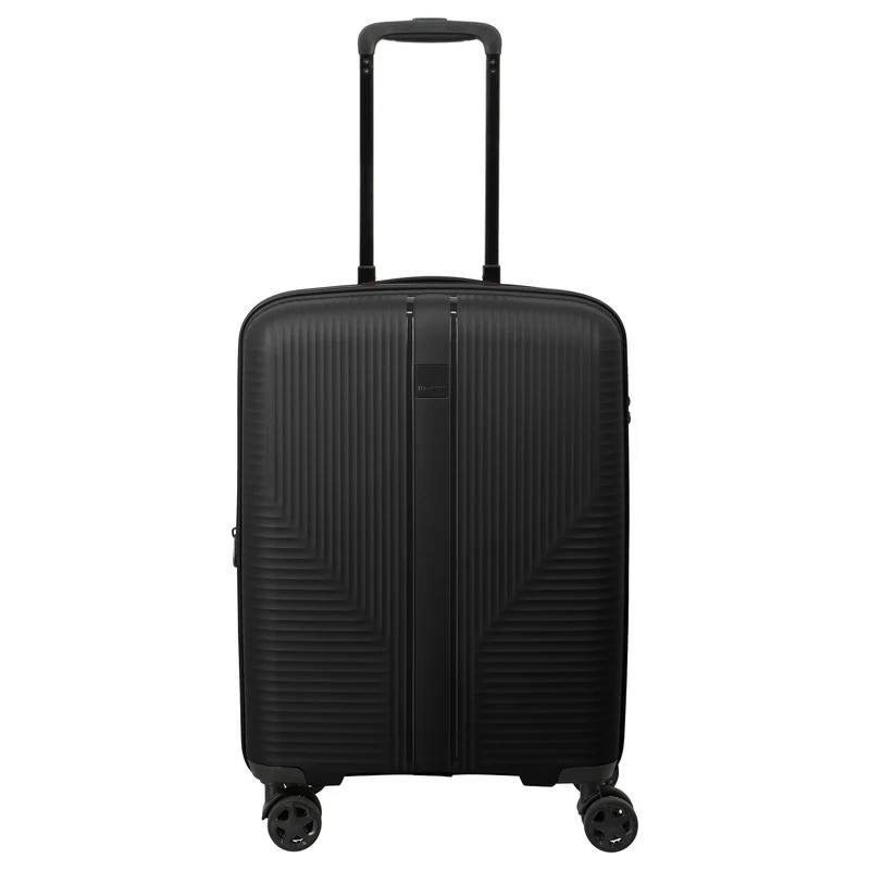 Travelite Air Stripe - 4-Rollen-Kabinentrolley S 55 cm erw. (black)