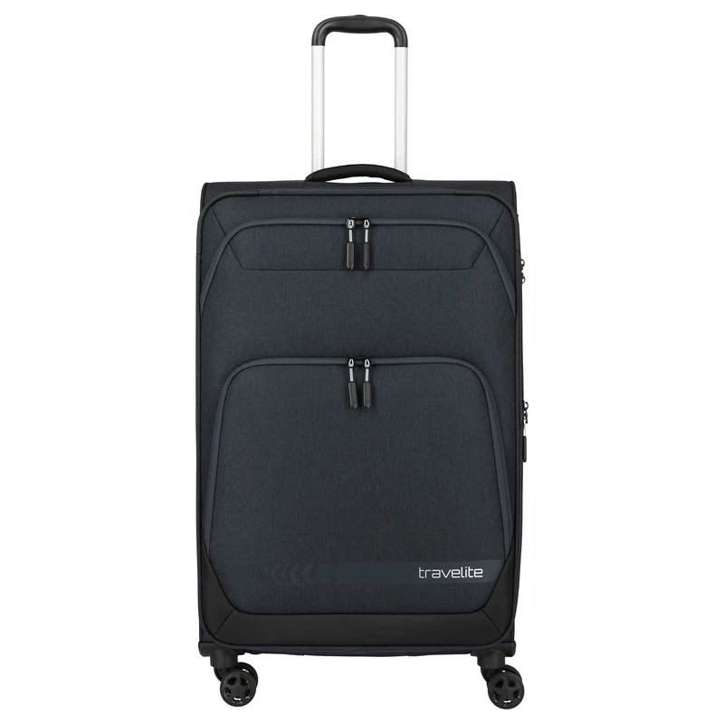 Travelite Kick Off - 4-Rollen-Trolley L 78 cm erw. (d'anthracite)
