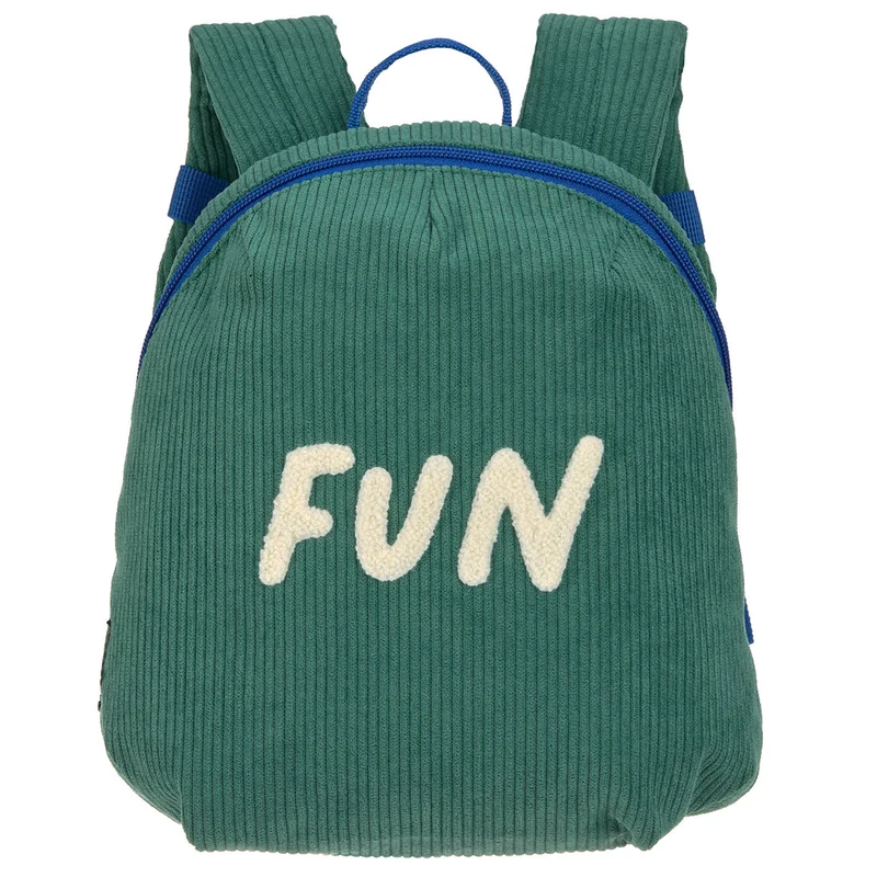 Lässig Kindergartenrucksack Tiny Cord · Little Gang · Fun · grün