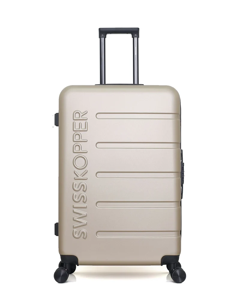 SWISS KOPPER – 4er-Pack – Großer Koffer, Handgepäck, Handgepäck XXS und Kosmetikkoffer AIGLE