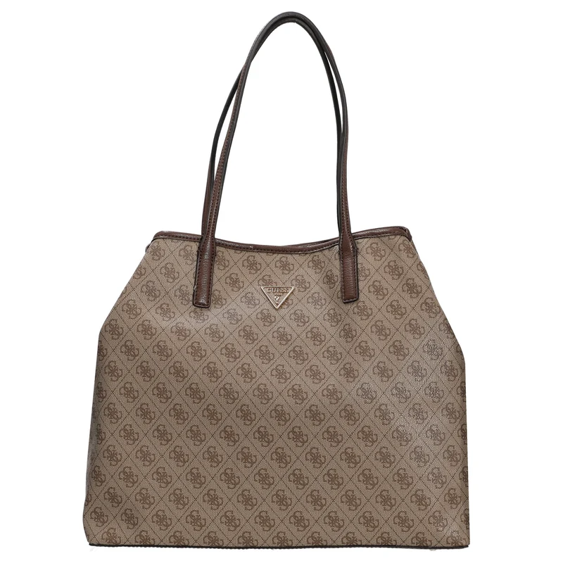 Guess Eco Victtoria - Shopper 2in1 L 40 cm (latte logo/brown)
